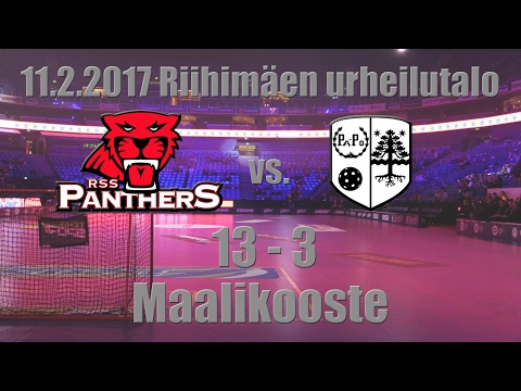 Maalikooste RSS Panthers vs  PaPo  11.2.2017