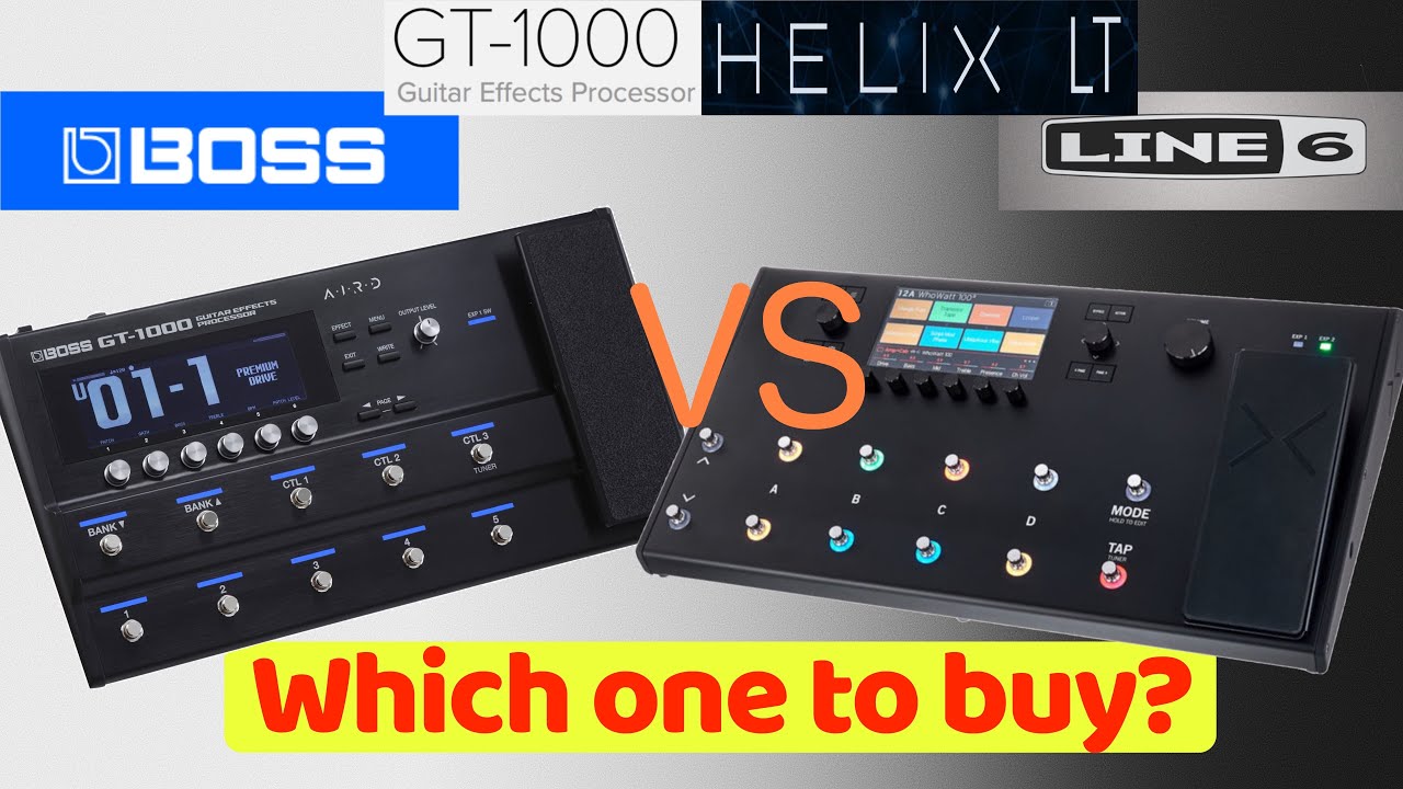 BOSS GT 1000 vs LINE 6 HELIX: which one to buy?