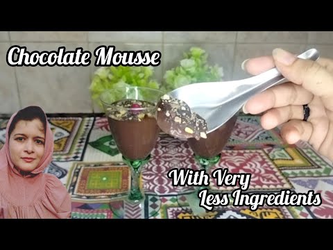Chocolate Mousse Recipe||No Whipping Cream No Gelatin||Best And Easiest Recipe Ever