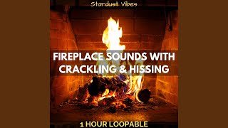 Fireplace Sounds with Crackling &amp; Hissing: One Hour (Loopable)