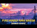 Pyar Hamara Amar Rahega Muddat Slowed And Reverb Sadlofi Sadsong