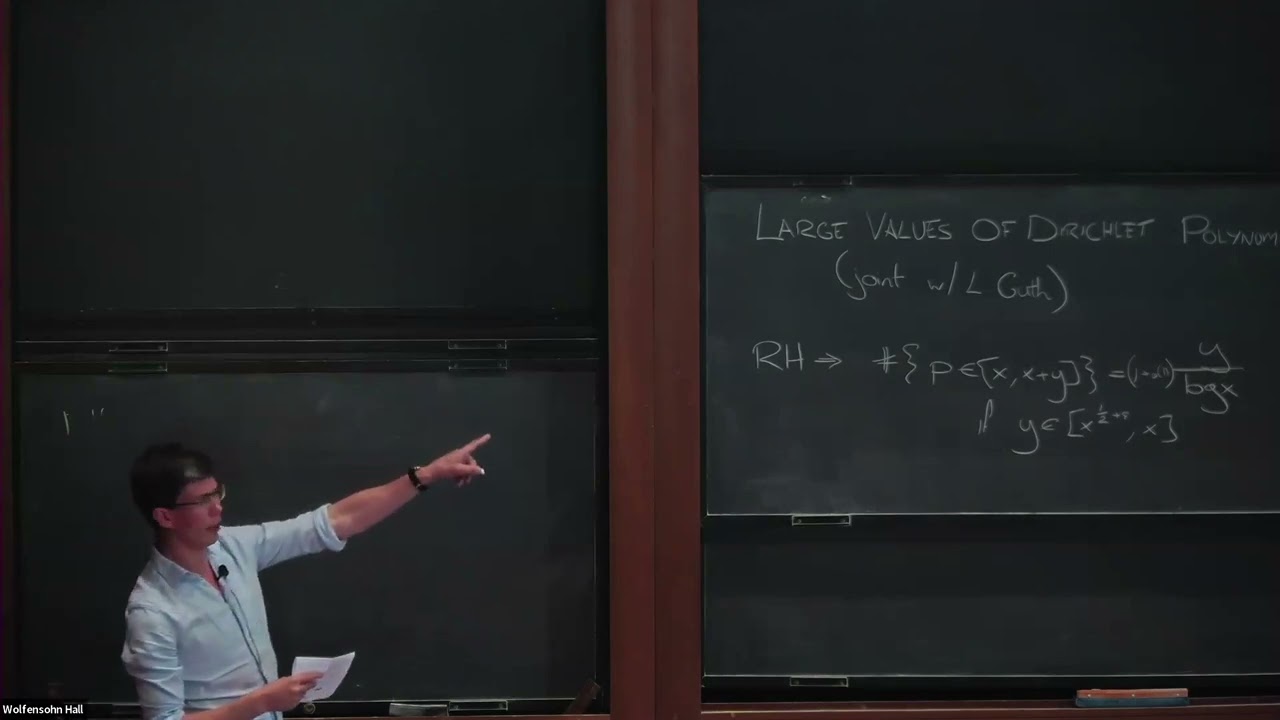New Bounds for Large Values of Dirichlet Polynomials, Part 1' - James Maynard