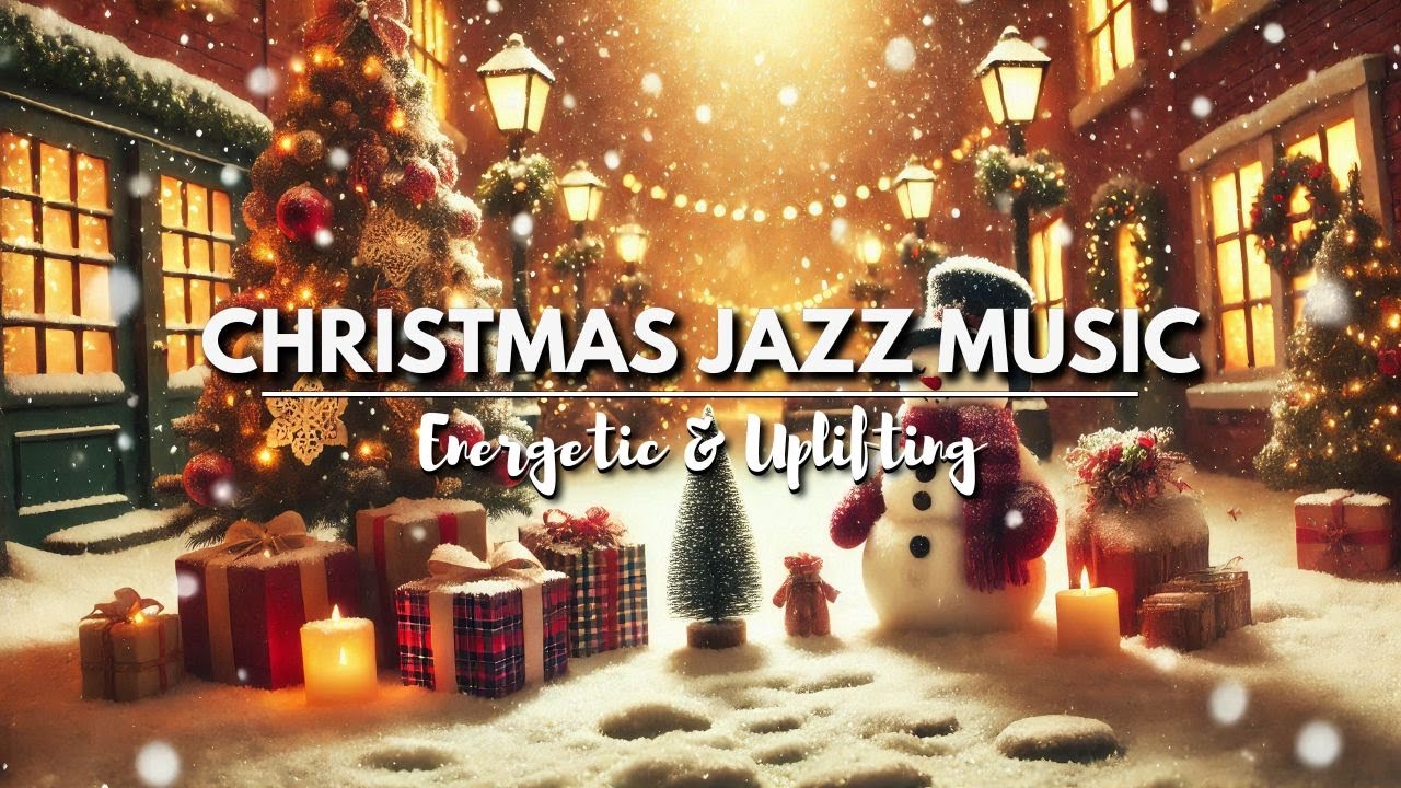 Uplifting Christmas Jazz Music for a Cozy Coffee Party 🎄  Good Mood & Energy Holiday Vibes