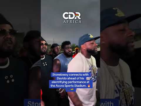 STONEBUOY links up with Davido ahead of his show 💥🇬🇭 #ghanaentertainment #stonebuoy #ghcelebs