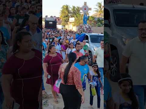 muita gente na procissão de minha cidade juarez Távora PB