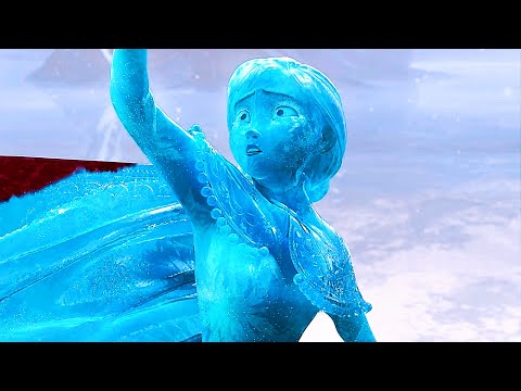 FROZEN Clip - "Anna Turns Into Solid Ice" (2013)