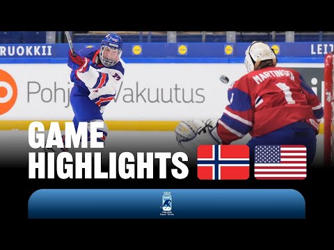 Хоккей Highlights: Norway vs USA | 2024 #U18MensWorlds