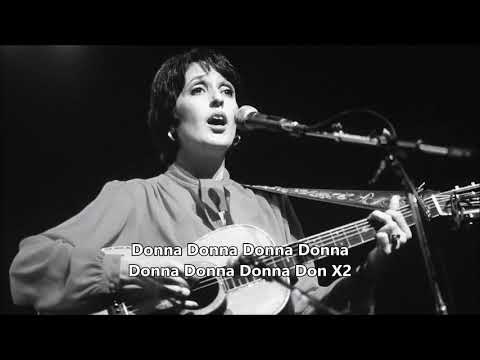 Joan Baez - Donna, Donna (존 바에즈 - 도나도나)가사번역, 한글자막