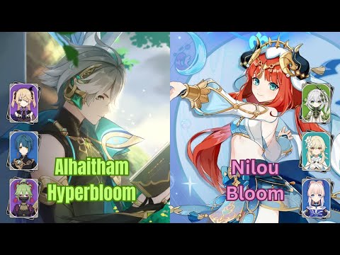C0 Alhaitham Hyperbloom | C0 Nilou Bloom | Genshin Impact Abyss 3.6