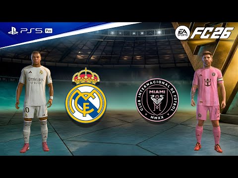 FC 26 - Real Madrid vs Argentina | Friendly | Jude Bellingham vs Lionel Messi epic battle