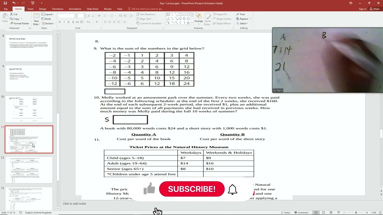 Arithmetic - Quantitative Reasoning