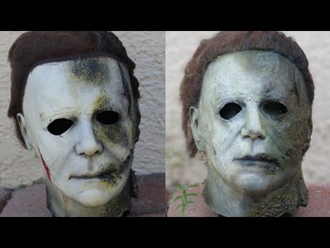 Trick Or Treat Halloween Kills Mask Michael Myers Halloween Kills Mask Repaint Tutorial: DIY Rehaul Trick or Treat Studios