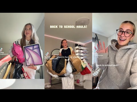 Back to school haul compilation (shopping, clothes, and more!)