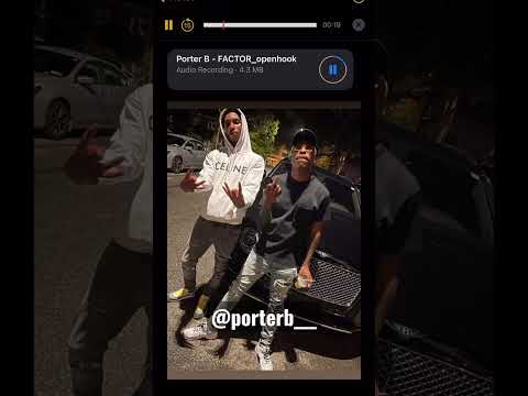 Porter B - Factor 💫™️ (snippet) #FreePorter