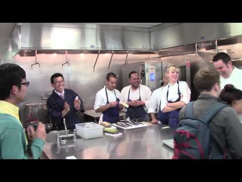 Yoshihiro Cutlery's Sharpening Seminar at Bouchon Bistro of Beverly Hills