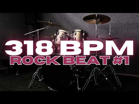 318 BPM - Rock Drum Beat - Loop 1