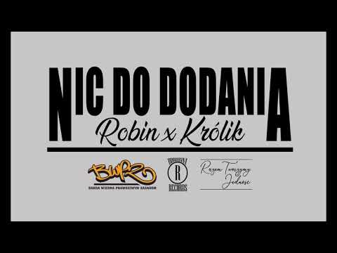 Robin BWPZ feat. Królik - Nic do dodania