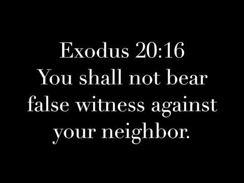 Exodus 20:16