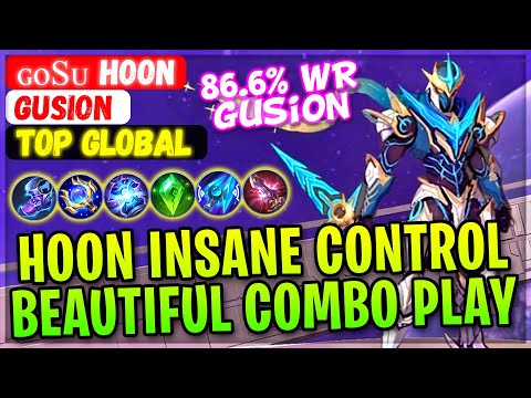 Hoon Insane Control, Beautiful Combo Play [ Former Top 1 Global Gusion ] ɢᴏsᴜ Hoon - Mobile Legends
