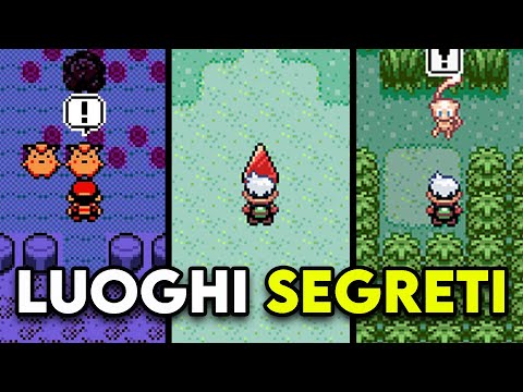 ALL THE SECRET PLACES IN THE POKÉMON VIDEO GAMES!