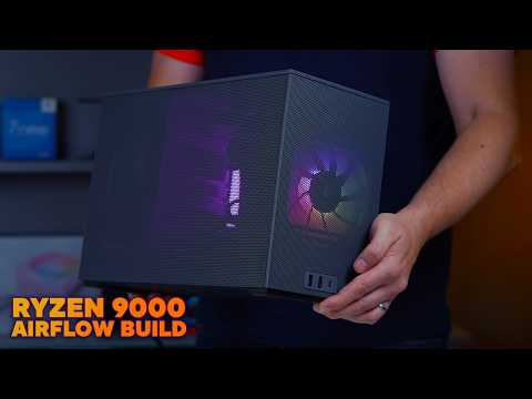 Ryzen 9000 ITX Airflow Mesh Build - Featuring Meshroom D (Under 15L ITX Case)