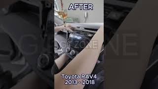 Toyota Rav4 2013-2018 Before &amp; After Car Stereo Upgrade 🚘 Wireless Apple Carplay &amp; Android Auto