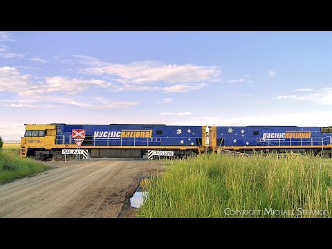 Pacific National 2MA5 Intermodal Container Freight Train (7/11/2022) - PoathTV Australian Railways