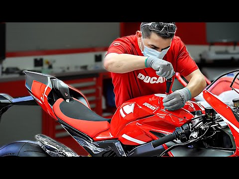 Inside Italy's $25M Motorfactory Producing the Ducati Superleggera V4 BY HAND!