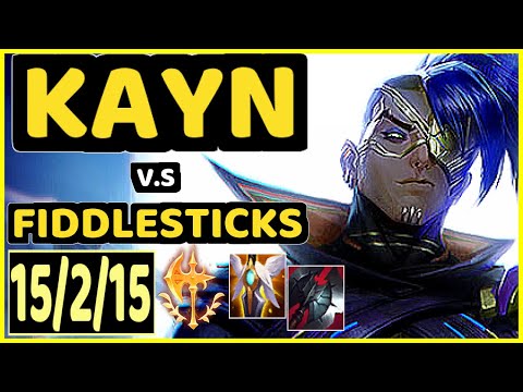 KARASMAI (KAYN) vs FIDDLESTICKS - 15/2/15 KDA JUNGLE CHALLENGER GAMEPLAY - NA