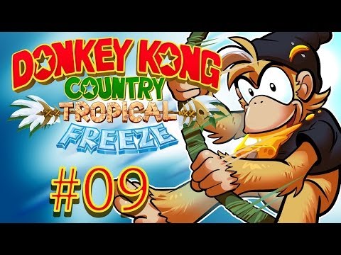 Donkey Kong Country Tropical Freeze Gameplay Walkthrough w/ SSoHPKC Part 9 - Troll Tracks