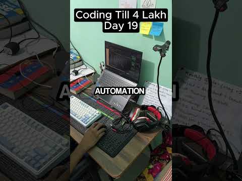 Day 19 Coding Till I get 4 lakh #Dsa #coding #flutter #computer  #tech #startup #internship #python