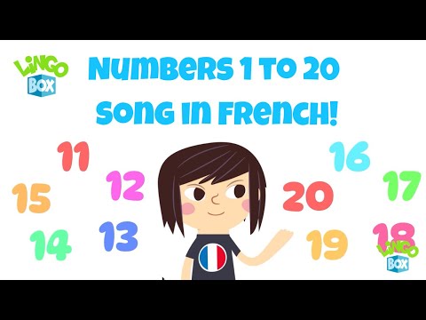French Numbers 1 - 20 Song | Fun Kids Song | Fun & Educational Counting for Children | Les chiffres