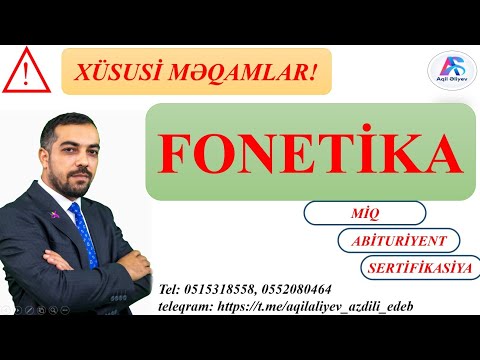FONETİKA. XÜSUSİ İZAH. #miq #sertifikasiya #abituryent #buraxilisimtahani #study #motivation