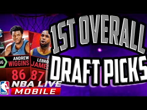 NBAライブモバイル国際アンドリュー・ウィギンスのゲームプレイ!ドラフト全体1位のピックテーマチーム (NBA Live Mobile International Andrew Wiggins Game Play! First Overall Draft Picks Theme Team!)