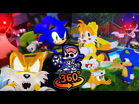 Sonic.EXE and Tails 360° Gameover Screen Compilation Friday Night Funkin