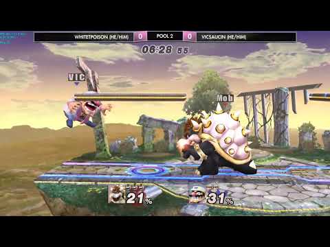 WhiteTPoison (Bowser) vs VicSaucin (Wario) - Freshmen Feud West Coast #2 Pools