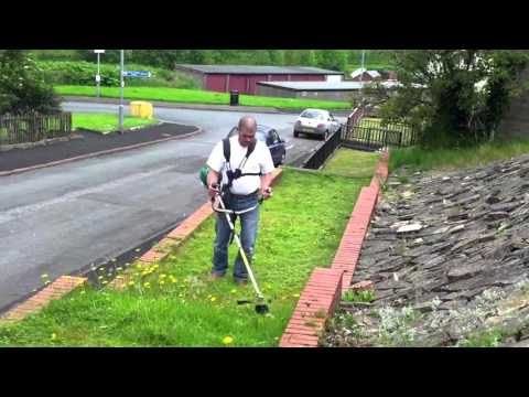 James Acaster breaks a strimmer - Classic Scrapes