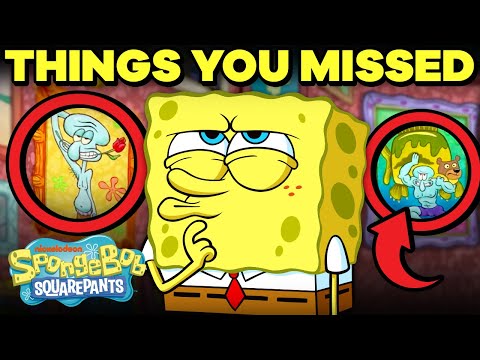 SO MUCH MORE Background Details & Easter Eggs You Never Noticed! 👀 | SpongeBob