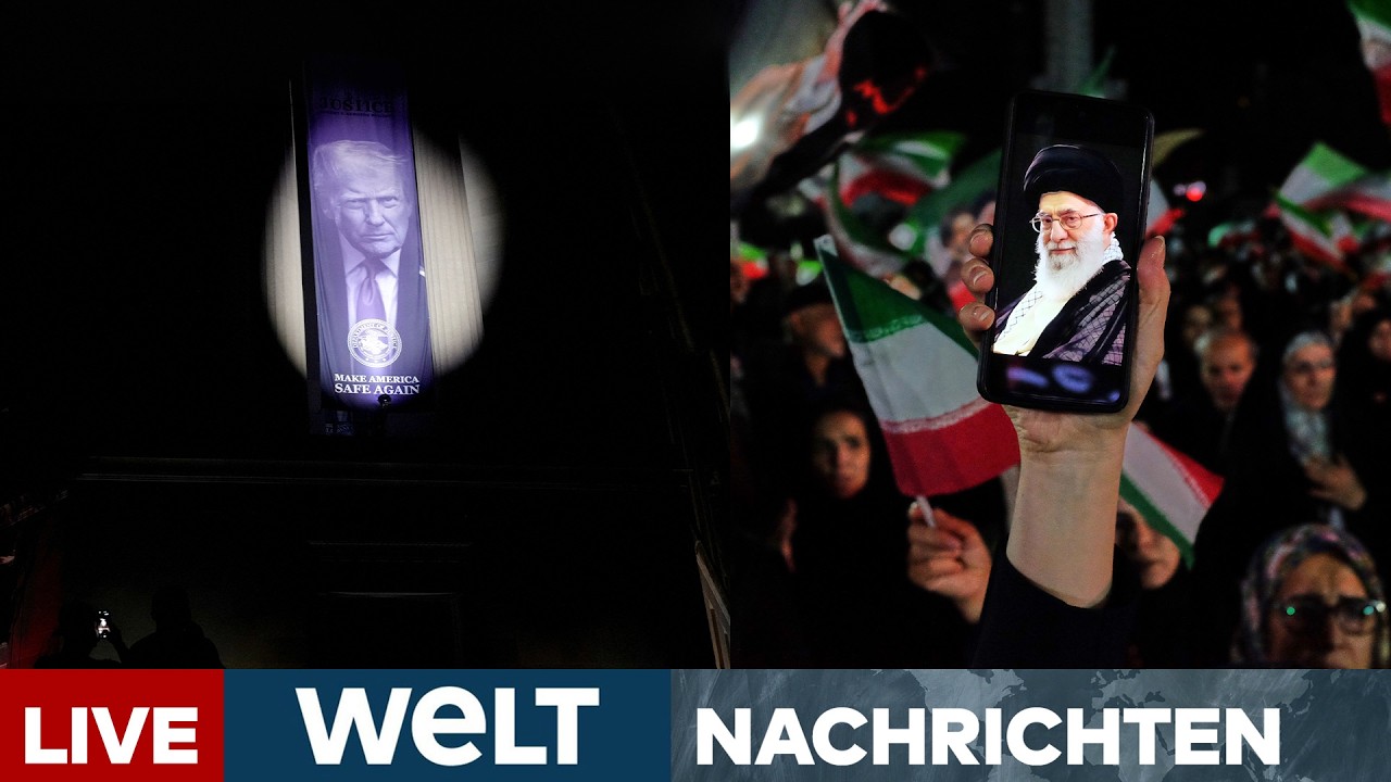 IRAN-KRIEG: DEAL or NO DEAL? Trump verkündet Abkommen, Iraner protestieren dagegen! | WELT LIVE