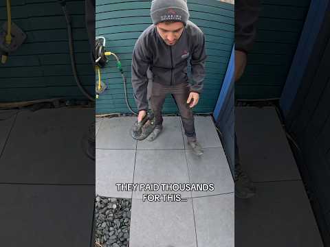 They Paid Thousands… Then We Found This 😱 #garden #scammed  #beforeandafter #landscaping #building
