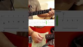 Deep Purple - Smoke On The Water (Solo w/tabs) #guitar #cover #solo #tutorial #howtoplay #epic