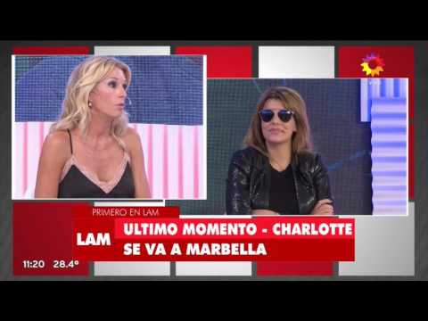 Mariana Nannis preocupada por Charlotte