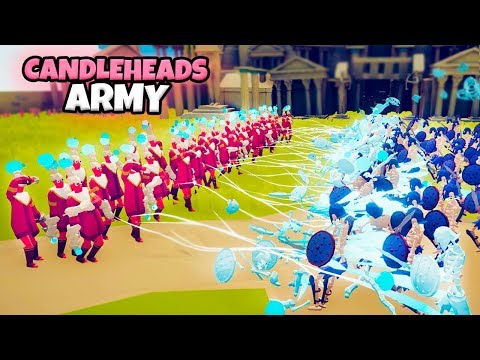 CANDLEHEADS ARMY VS EVERY FACTION | TABS UPDATE GAMEPLAY