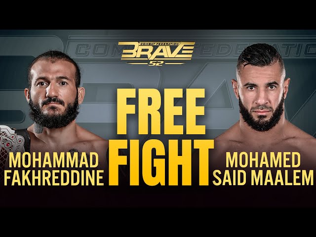 BRAVE CF 52: Fakhreddine vs Said Maalem 1 | Road to BRAVE 100 Bahrain MMAtown blog post image: BRAVE CF 52: Fakhreddine vs Said Maalem 1 | Road to BRAVE 100 Bahrain