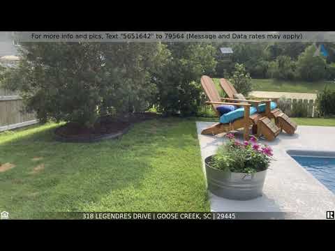 Priced at $390,000 - 318 Legendres Drive, Goose Creek, SC 29445