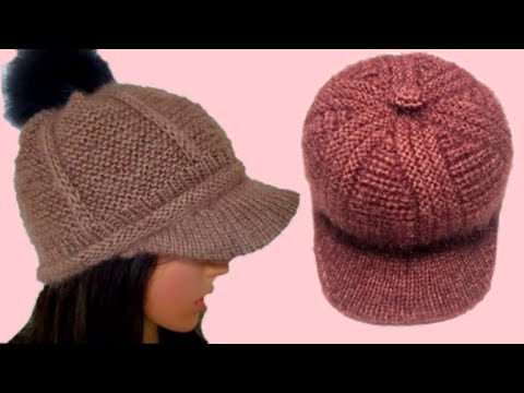 New cap knitting design/gents topi ka design/ladies topi knitting tutorial/topi banane ka tarika