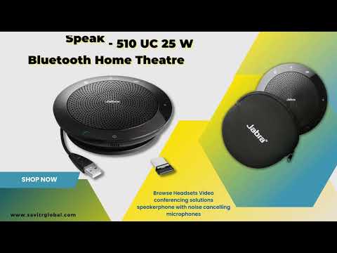JABRA Speak   510 UC 25 W Bluetooth Home Theatre