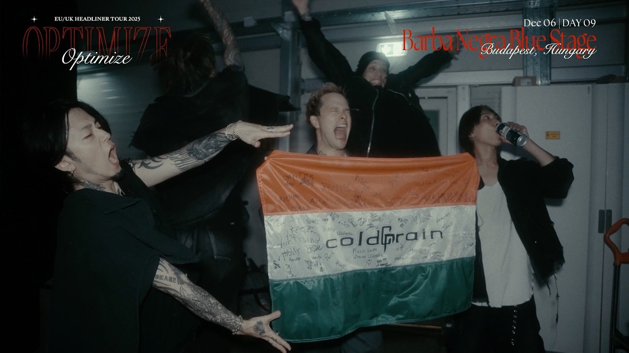 coldrain VLOG - EU/UK TOUR 2025 OPTIMIZE PART 3