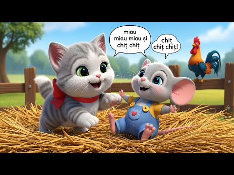 🎵 Soricel și Pisicuță - Cântecel vesel pentru copii 🐭🐱