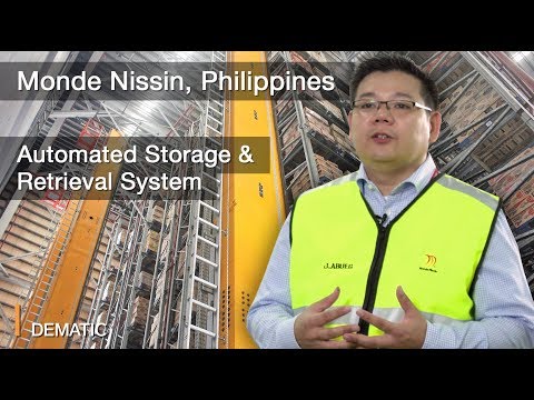 Monde Nissin Automated Storage and Retrieval System (ASRS) from Dematic
